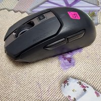 Безжична геймърска блутут мишка Roccart , снимка 2 - Клавиатури и мишки - 43402214