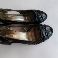 Дамски елегантни черни обувки на ток , снимка 11 - Дамски елегантни обувки - 36890598
