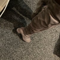 Дамски велурени чизми, снимка 3 - Дамски ботуши - 35174428
