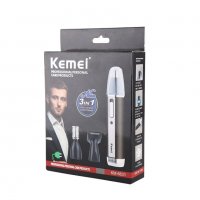 Kemei KM-6631 3 в 1 Безжичен Електрически тример за уши и нос , снимка 5 - Тримери - 38309863