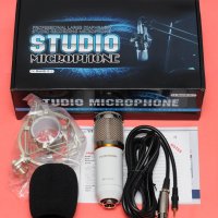 Кондензаторен микрофон Floureon BМ-800 + фантомно захранване Neewer 48V , снимка 2 - Микрофони - 28344847