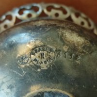 Старо старинно посребрено кандило, снимка 7 - Антикварни и старинни предмети - 43973251