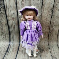 Порцеланова кукла - Вайълет, снимка 1 - Колекции - 43328083