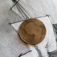 Монета - Великобритания - 1/2 (половин) пени | 1901г., снимка 2 - Нумизматика и бонистика - 33477338