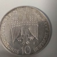 Монета, Deutschland 10 Mark 1990 Kaiser Friedrich I. Barbarossa (1122 - 1190), снимка 1 - Нумизматика и бонистика - 38849637