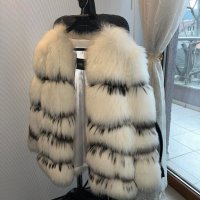 Продавам палто от лисица, снимка 3 - Палта, манта - 43971083