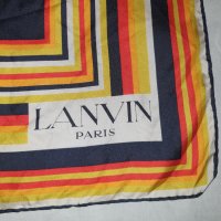 LANVIN оригинален копринен шал, снимка 2 - Шалове - 43472762