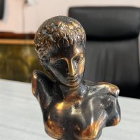 Гръцка скулптура / фигура / бюст от бронз на Хермес. №3889, снимка 8 - Колекции - 40564967