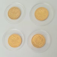Златни монети 10 рубли Николай II (А.Г.), снимка 6 - Други - 40680461