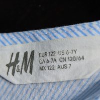 Лятна безръкавна рокля H&M - 122см/6-7г., снимка 5 - Детски рокли и поли - 33371527