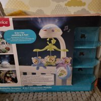 Музикална въртележка за кошара Fisher Price 3 в 1 проектор, снимка 5 - Музикални играчки - 42984185