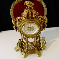 Механичен бронзов часовник W.Germany. , снимка 9 - Антикварни и старинни предмети - 37654025