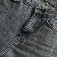 Черни дънки mom jeans Terranova, снимка 1 - Дънки - 44080528