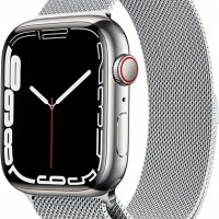 Метална верижка каишка Apple Watch 2/3/4/5/6/7/SE 38/40/41/42/44/45, снимка 2 - Аксесоари за Apple - 37765559