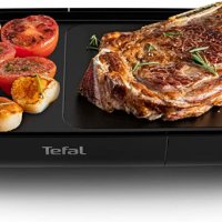 Електрическа скара Tefal Plancha Booster CB641810, 2200 W, Power Boost, снимка 1 - Скари - 40773199