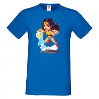 Мъжка тениска DC Wonder Woman Star Wars Игра,Изненада,Подарък,Геймър, , снимка 9 - Тениски - 36808544
