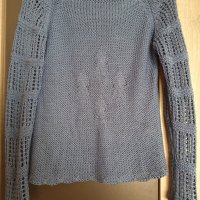 Пуловер в син цвят, снимка 2 - Блузи с дълъг ръкав и пуловери - 27060815