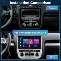 Мултимедия, Двоен дин, за VW Scirocco, Андроид, навигация, плеър, с Android, Volkswagen Scirocco, снимка 5 - Аксесоари и консумативи - 43505192