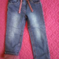 Нови детски дънки с подплата - Унисекс размер 110, снимка 3 - Детски панталони и дънки - 35527221