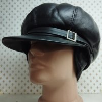 Дамска шапка кожен каскет- дшб 68, снимка 1 - Шапки - 43309000