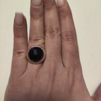 Сребърен пръстен (196), снимка 11 - Пръстени - 43688827