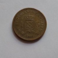 1 гулден Холандски Антили  2014 Екзотична монета , снимка 1 - Нумизматика и бонистика - 37004389