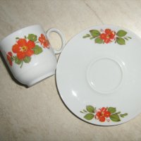 3 красиви чаши за кафе - баварски порцелан !, снимка 3 - Сервизи - 32511264