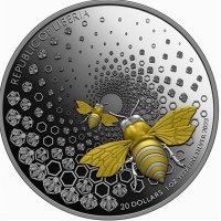 монета с пчела колекционерска , снимка 9 - Нумизматика и бонистика - 43528740