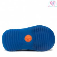 №20, BIOMECANICS / БИОМЕХАНИКС Бебешки обувки за прохождане за момче сиво-сини с оранжеви акцент, снимка 6 - Бебешки обувки - 38170182