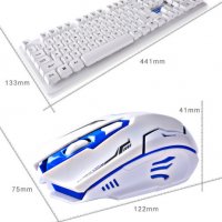 Геймърски комплект безжична клавиатура + безжична мишка HK6500, снимка 17 - Друга електроника - 26970688
