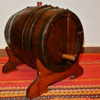 Винтидж дървено буре 5л - Българска традиция, снимка 6 - Антикварни и старинни предмети - 43460986