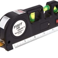 Лазерен нивелир - Laser Level Pro 3 с ролетка 2,5 метра, снимка 1 - Други инструменти - 40874688