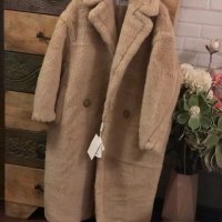 -30%Палто камилска вълна+кашмир* teddy bear max mara Icon coat, снимка 4 - Палта, манта - 34856101