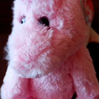 Плюшени играчки еднорог TY Plush Unicorn Pink, Estelle и куче Ty Plush Dog, Bumpkin , снимка 2 - Плюшени играчки - 43774794