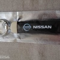 Качествен кожен ключодържател с лого на Нисан Nissan за кола автомобил джип ван бус, снимка 2 - Аксесоари и консумативи - 32841144