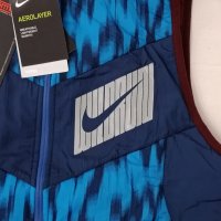 Nike Aerolayer Wild Run Vest оригинален двулицев елек S Найк две лица, снимка 2 - Спортни дрехи, екипи - 43156756