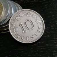 Монета - Малта - 10 цента | 1972г., снимка 1 - Нумизматика и бонистика - 28758988