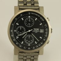 TCM Chronograph Мъжки Кварцов Часовник , снимка 4 - Мъжки - 40103992