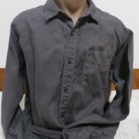 Мъжка риза с дълъг ръкав от лен  Replay, снимка 1 - Ризи - 33481105