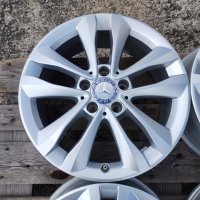  17" джанти 5х112 Мерцедес Ц класа Mercedes C-Klasse W205 Оригинал , снимка 5 - Гуми и джанти - 32576476