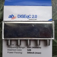Продавам DiseqC 2.0 switch ключ, снимка 5 - Приемници и антени - 37202755