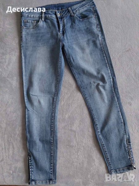 Дамски еластични дънки размер М, снимка 1