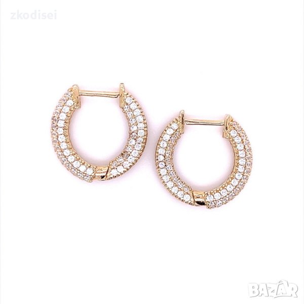 Златни обеци 5,06гр. 14кр. проба:585 модел:21863-5, снимка 1