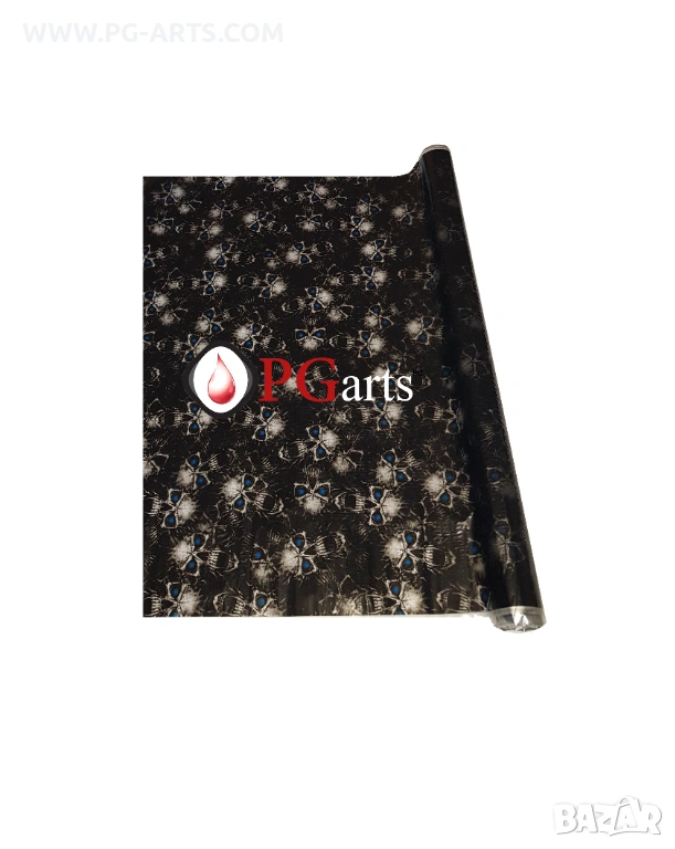 Фолио за хидрографика BLUE EYES SKULL 50, снимка 1