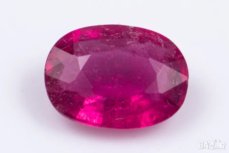 Рубелит розов турмалин 0.78ct овална шлифовка, снимка 1