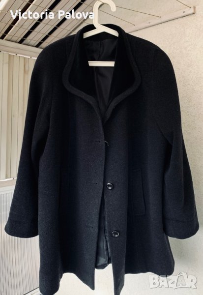 Красиво палто вълна кашмир полиамид, снимка 1