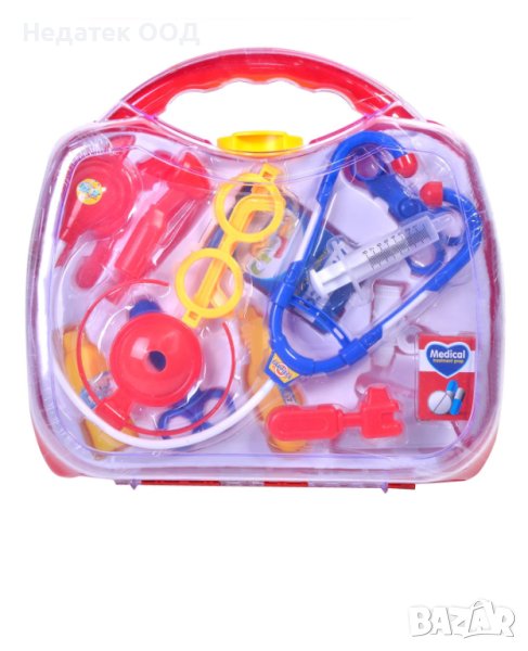  Играчка, Куфар с Докторски инструменти, 16 бр., снимка 1