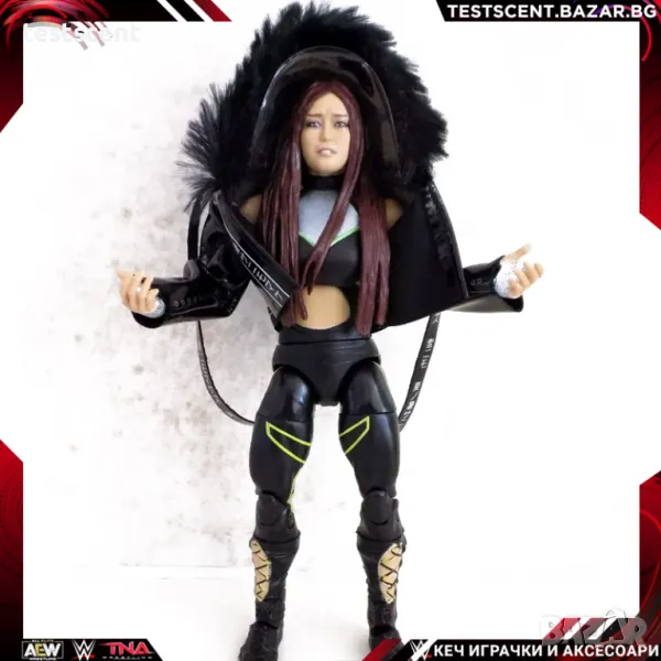 Екшън фигура WWE Iyo Sky Io Shirai Ийо Скай Mattel Elite Collection figure играчка NXT, снимка 1