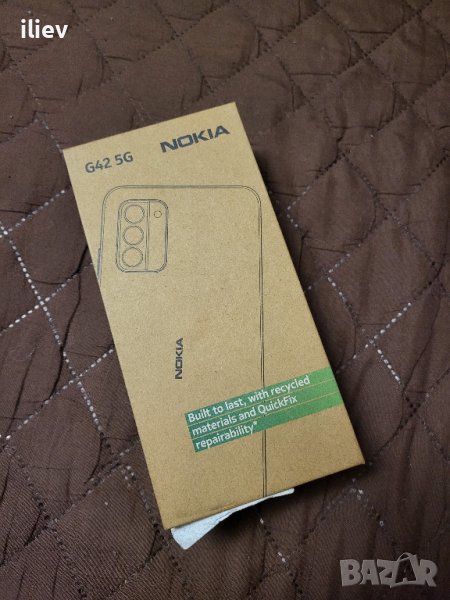 Nokia G42 5G 128GB 6GB RAM Dual. Чисто нов. Гаранция., снимка 1