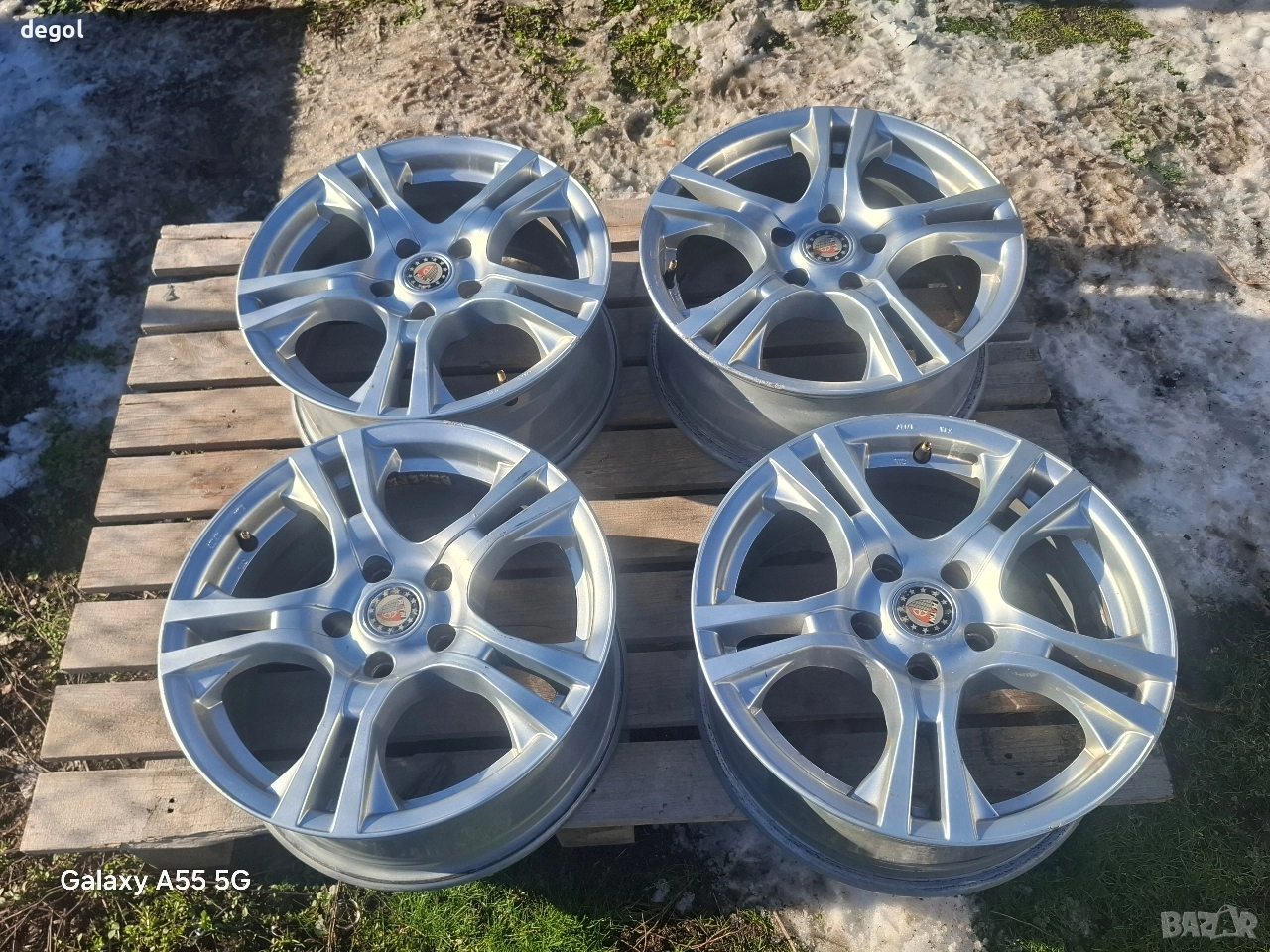 KBA 47127 PLATIN GERMANY 🇩🇪 R16 5x110 7J ET35,Opel Alfa Romeo, снимка 1